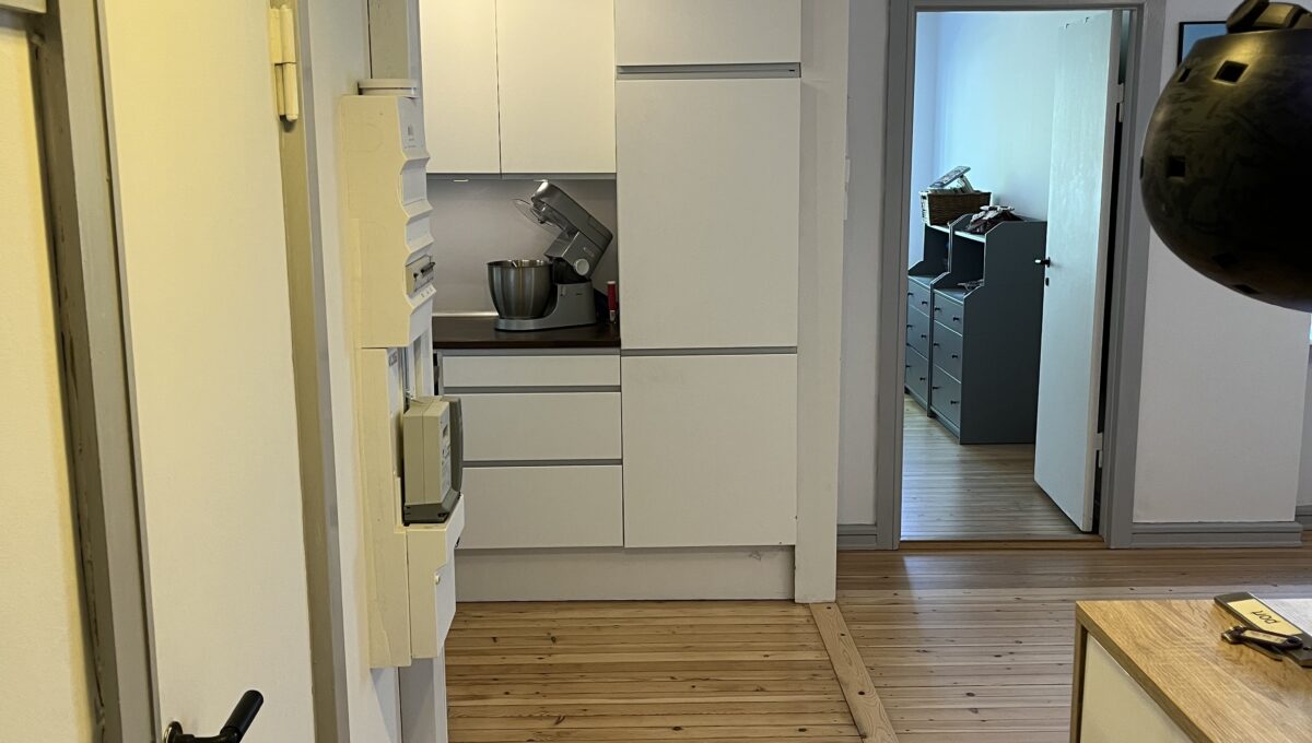 Set fra hoveddør